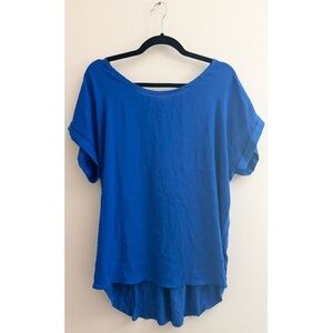 5/$15 MUST BUNDLE Pleione Royal Blue Short Sleeve Top